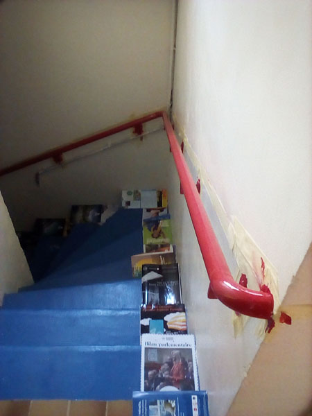 peinture de la rampe